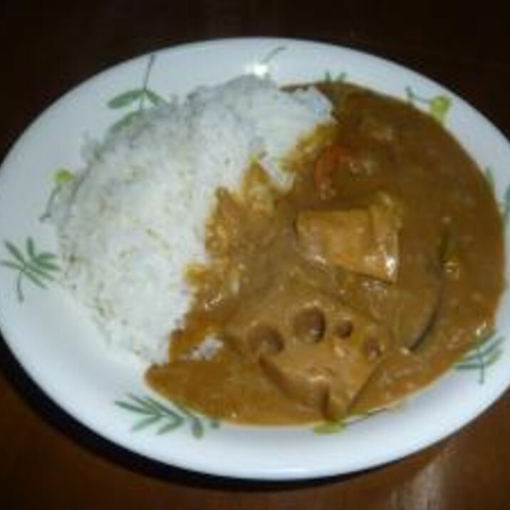 おせちの残りでカレーライス